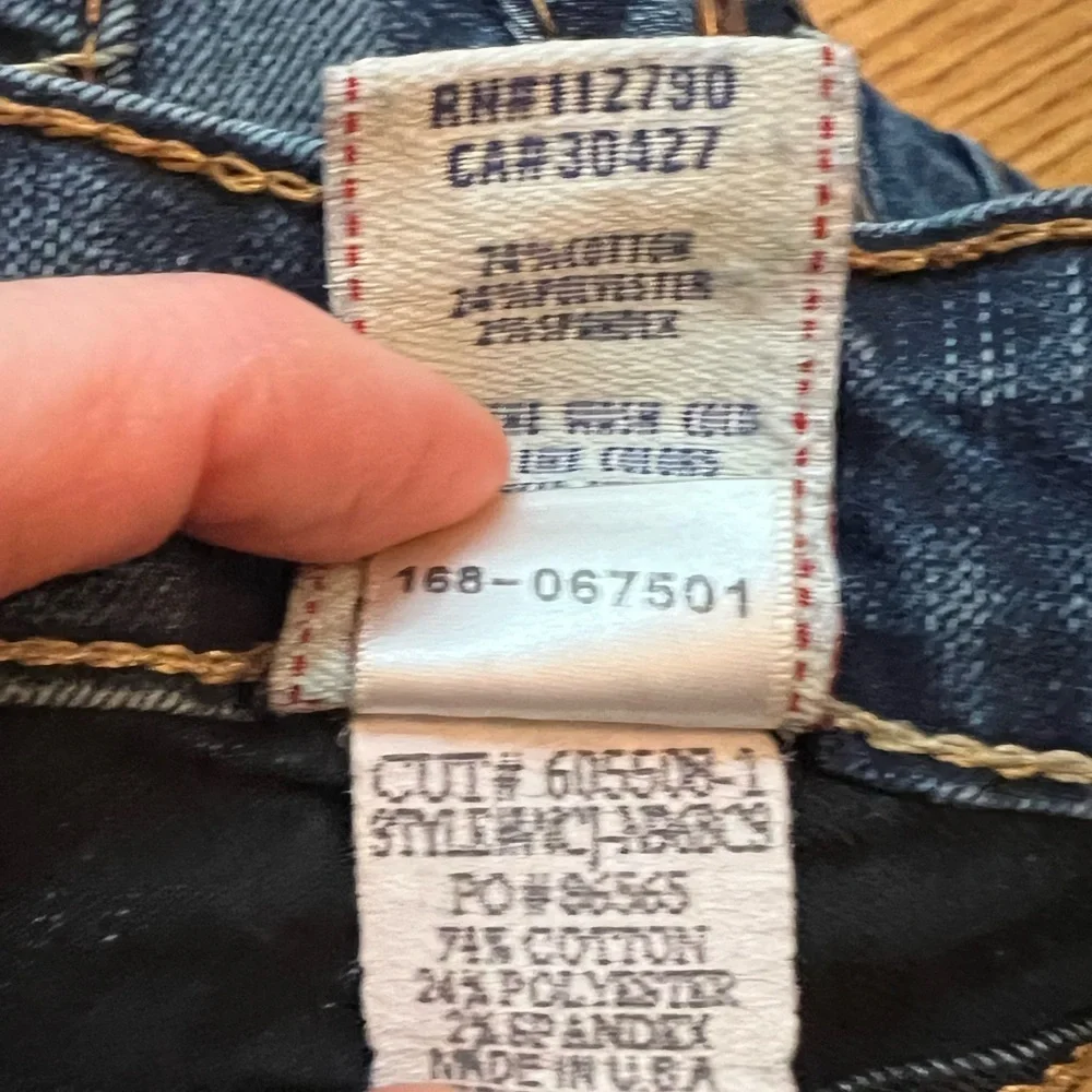 True Religion Women’s Blue Skinny Jeans Distressed Style Size 29 - Picture 8 of 8